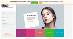Desktop Screenshot of kreaiskola.hu